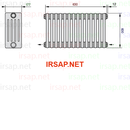 Радиатор IRSAP Tesi 50600/14 T08 CL 01